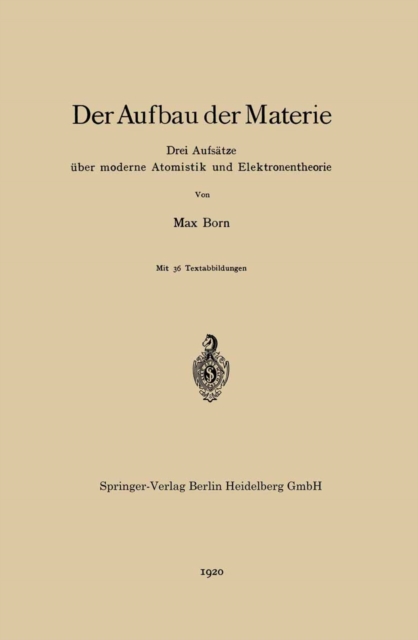 Der Aufbau der Materie