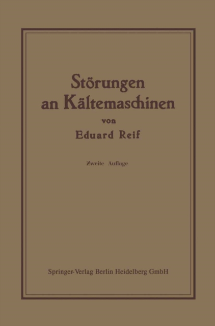 Störungen an Kältemaschinen