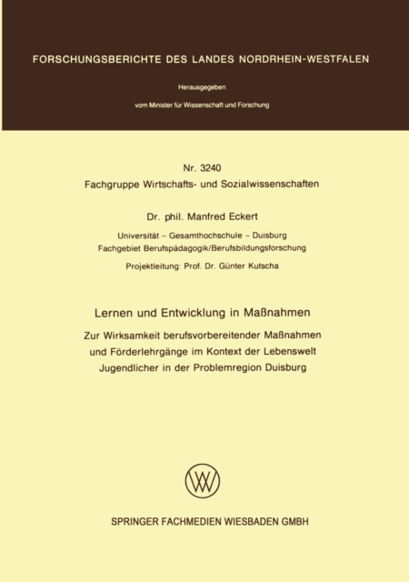 Lernen und Entwicklung in Maßnahmen