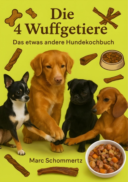 Die 4 Wuffgetiere - Das etwas andere Hundekochbuch