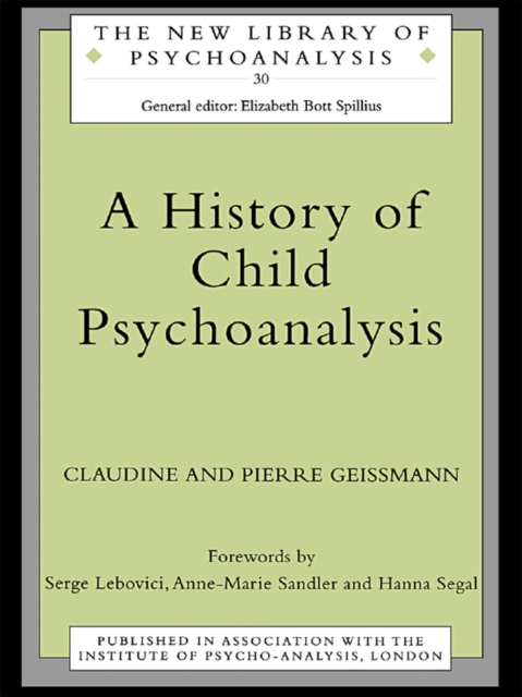 History of Child Psychoanalysis