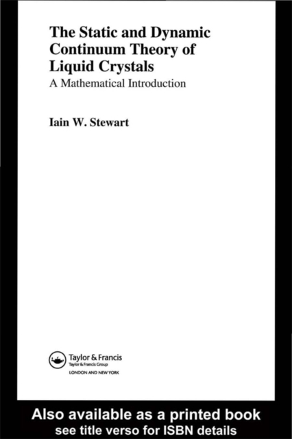 Static and Dynamic Continuum Theory of Liquid Crystals