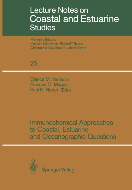 Immunochemical Approaches to Coastal, Estuarine and Oceanographic Questions