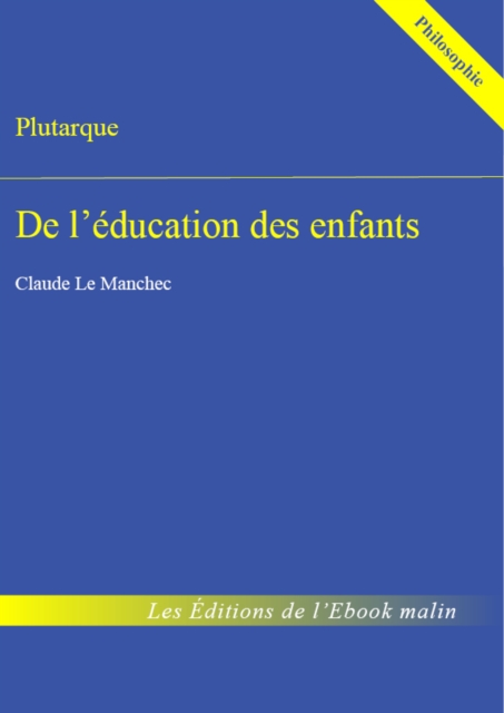 De l'éducation des enfants