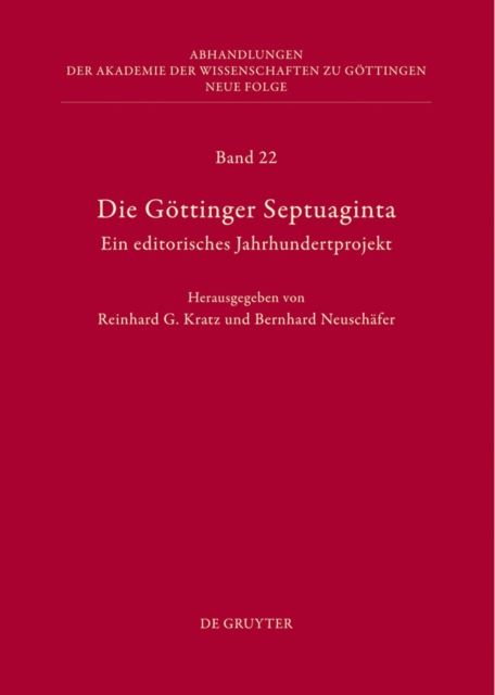 Die Göttinger Septuaginta