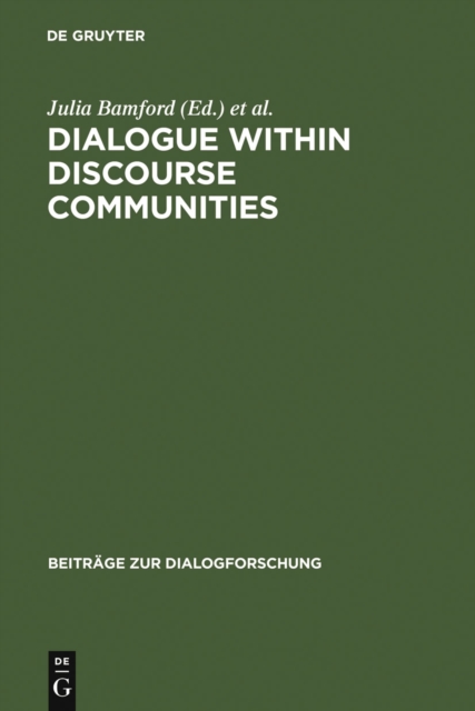 Dialogue within Discourse Communities