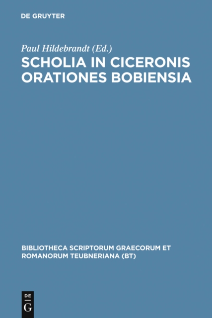 Scholia in Ciceronis orationes Bobiensia