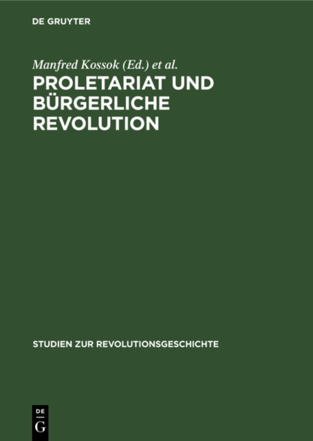 Proletariat und burgerliche Revolution