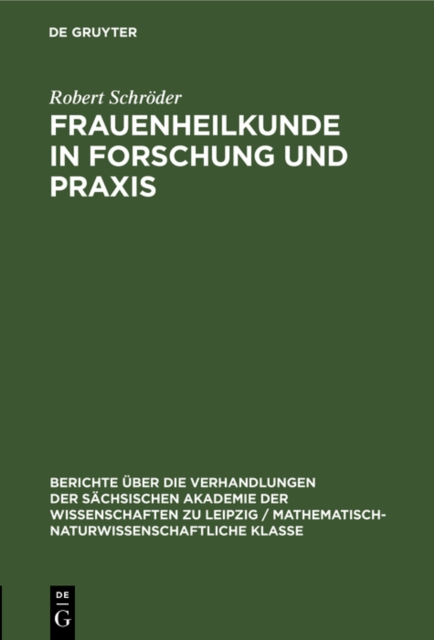 Frauenheilkunde in Forschung und Praxis