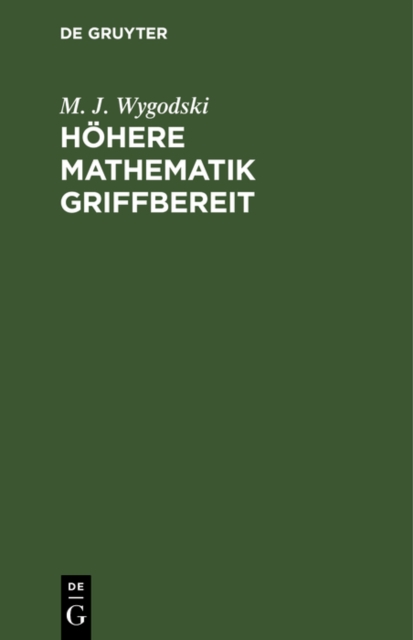 Hohere Mathematik griffbereit