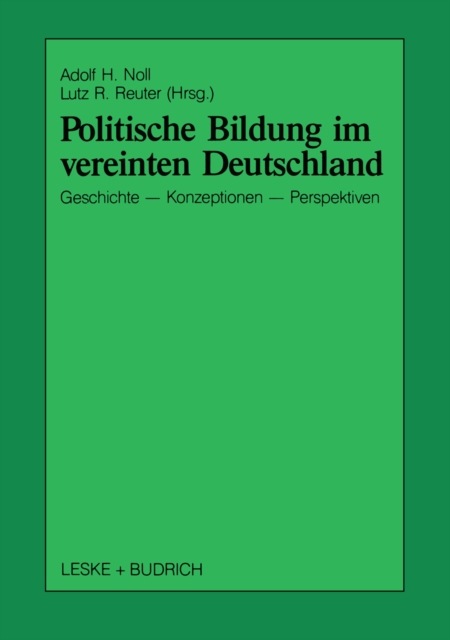Politische Bildung im vereinten Deutschland