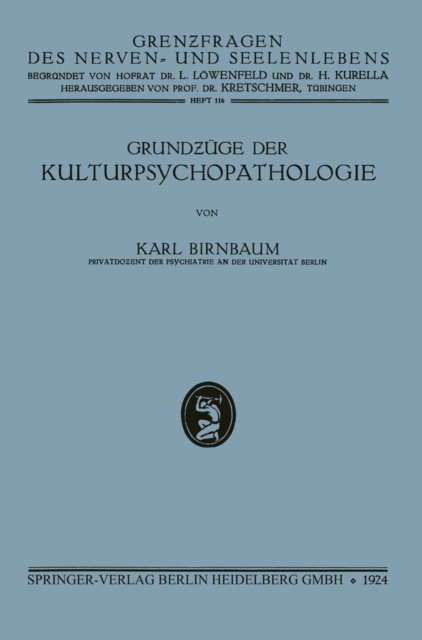 Grundzüge der Kulturpsychopathologie