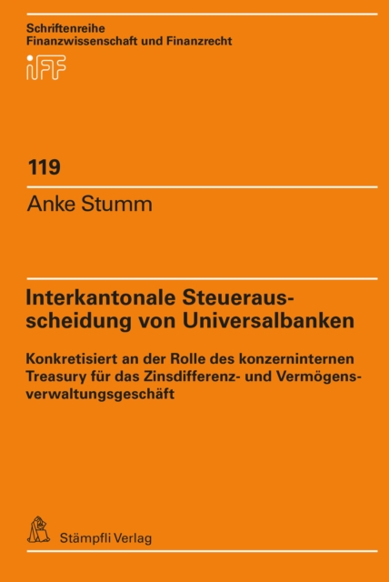 Interkantonale Steuerausscheidung von Universalbanken