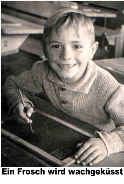 Ein Frosch wird wachgeküsst