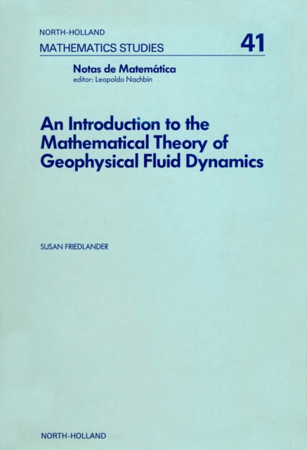 Introduction to the Mathematical Theory of Geophysical Fluid Dynamics