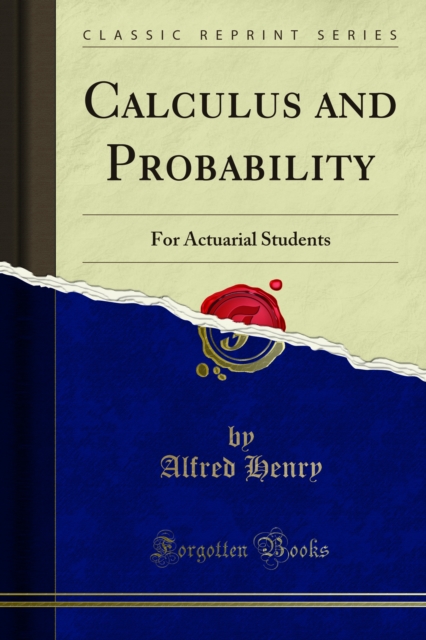 Calculus and Probability