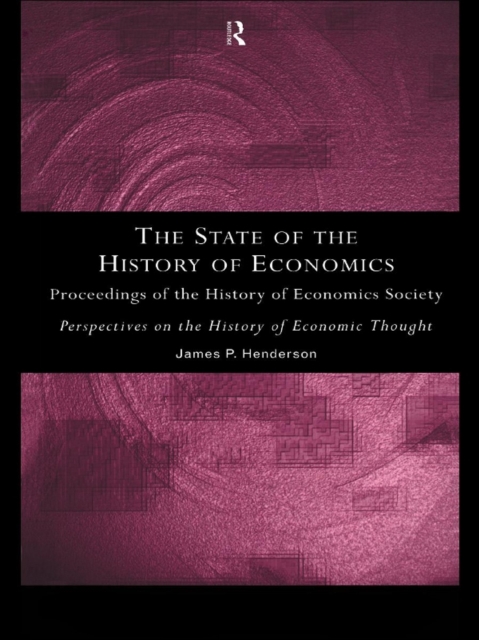 State of the History of Economics