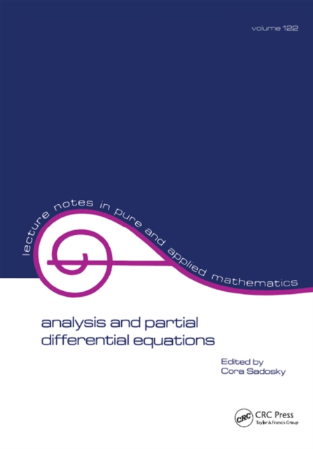 Analysis and Partial Differential Equations