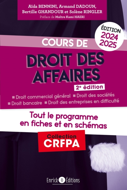 Cours de droit des affaires 2024-2025