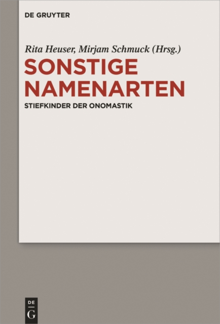 Sonstige Namenarten