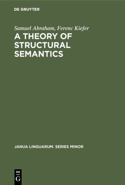 theory of structural semantics