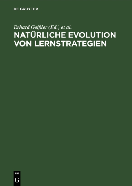 Naturliche Evolution von Lernstrategien
