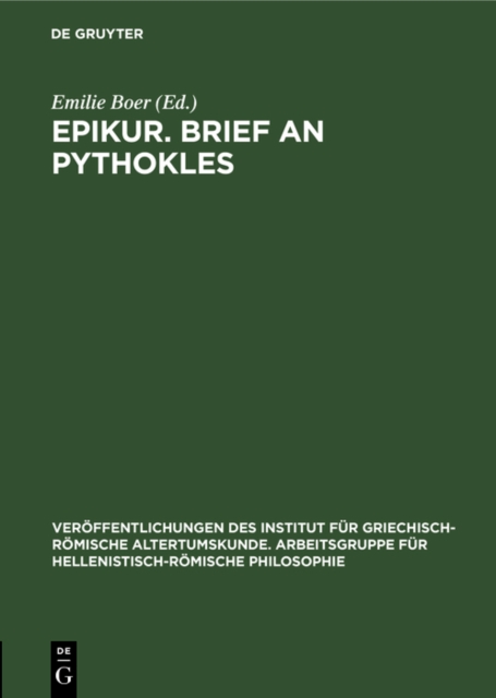 Epikur. Brief an Pythokles