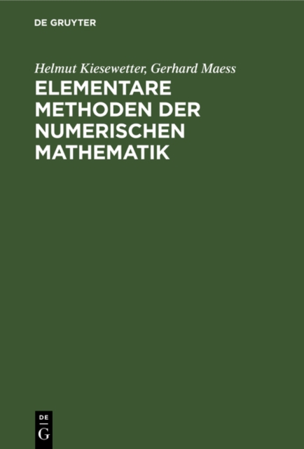 Elementare Methoden der numerischen Mathematik
