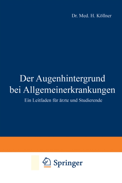 Der Augenhintergrund bei Allgemeinerkrankungen