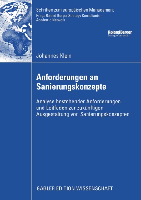 Anforderungen an Sanierungskonzepte