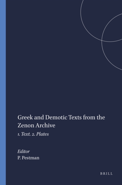 Greek and Demotic Texts from the Zenon Archive