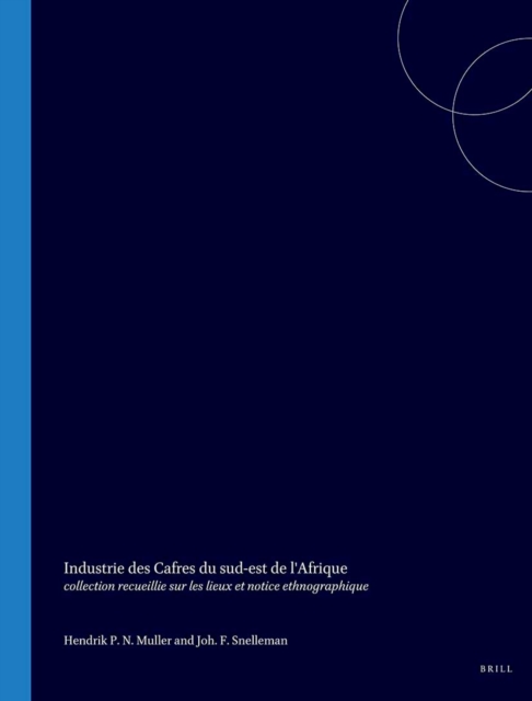Industrie des Cafres du sud-est de l'Afrique