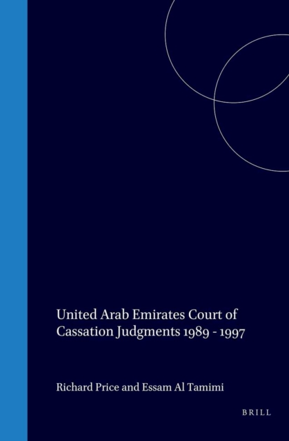 United Arab Emirates Court of Cassation Judgments 1989 - 1997