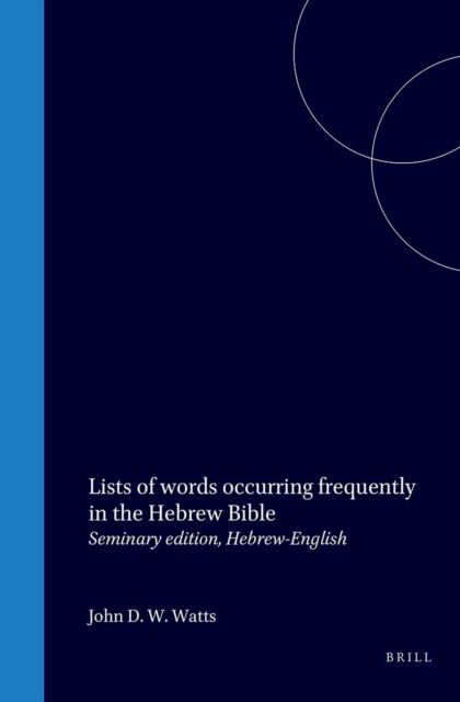 Lists of words occurring frequently in the Hebrew Bible