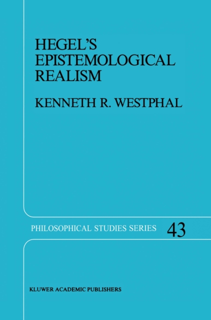 Hegel's Epistemological Realism