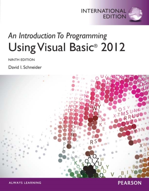 Introduction to Programming with Visual Basic 2012, An