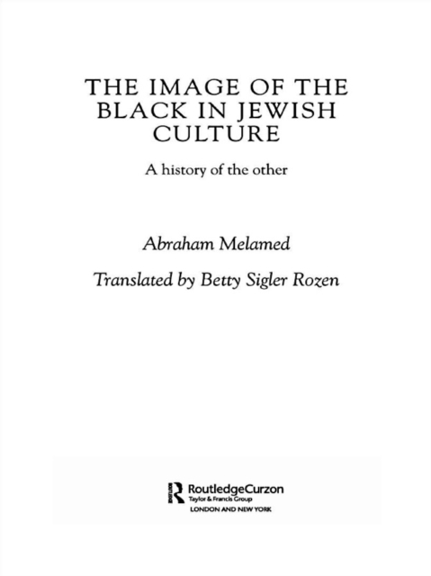 Image of the Black in Jewish Culture