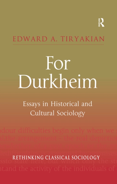 For Durkheim