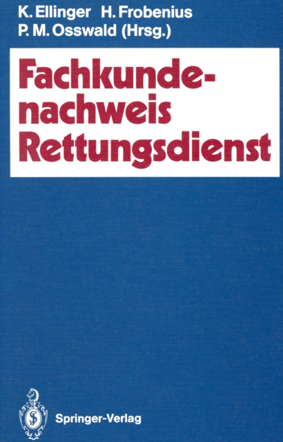 Fachkundenachweis Rettungsdienst