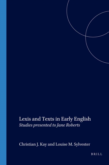 Lexis and Texts in Early English