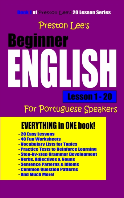 Preston Lee's Beginner English Lesson 1: 20 For Portuguese Speakers