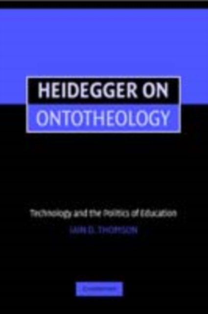Heidegger on Ontotheology