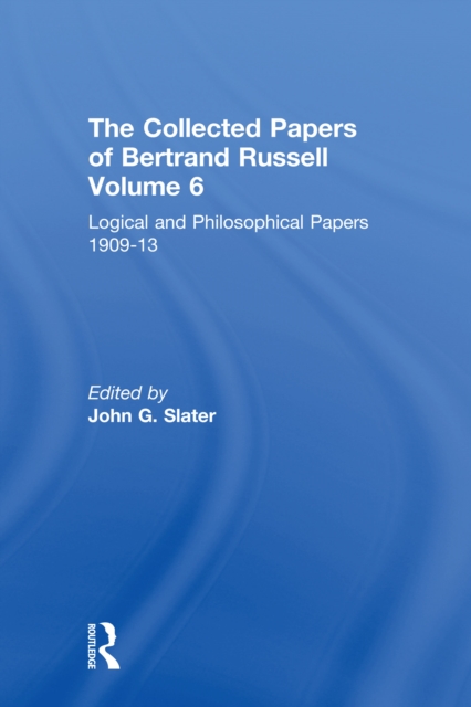 Collected Papers of Bertrand Russell, Volume 6