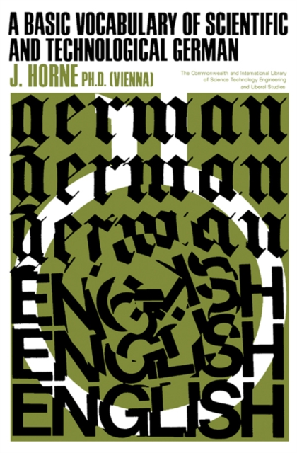 Basic Vocabulary of Scientific and Technological German