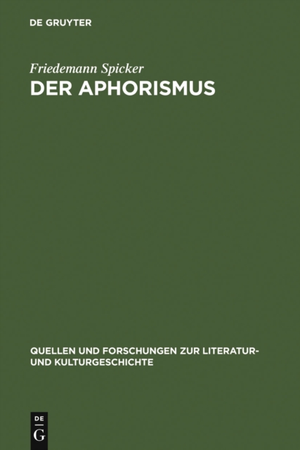 Der Aphorismus
