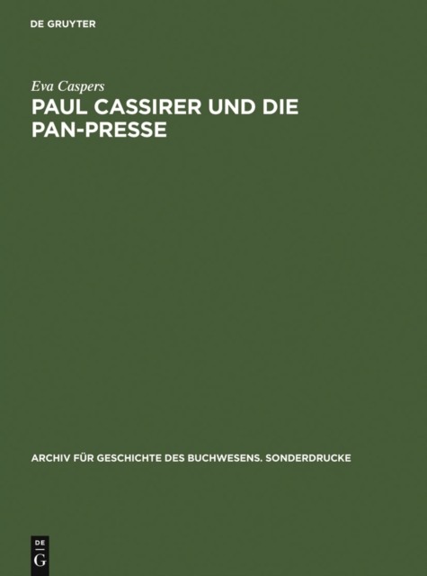 Paul Cassirer und die Pan-Presse