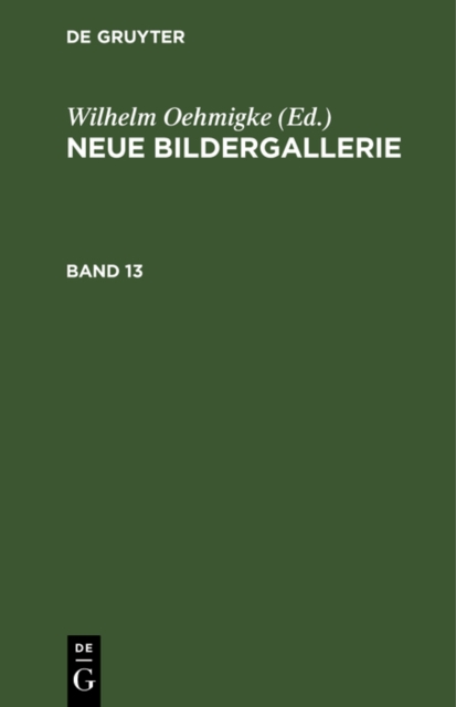 Neue Bildergallerie. Band 13