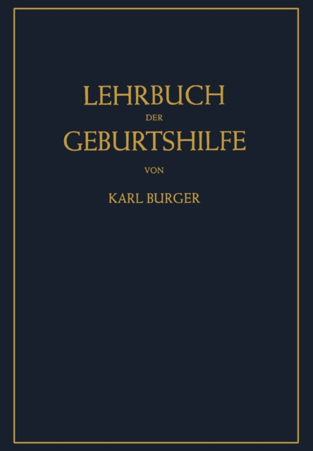 Lehrbuch der Geburtshilfe
