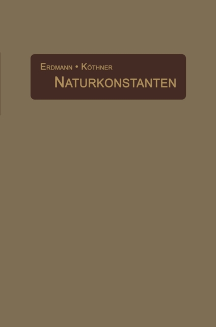 Naturkonstanten in alphabetischer Anordnung
