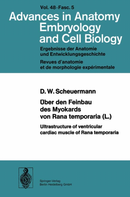 Über den Feinbau des Myocards von Rana temporaria (L.) / Ultrastructure of ventricular cardiac muscle of Rana temporaria
